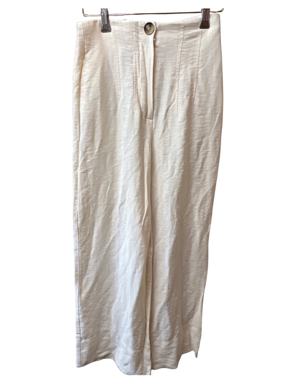 Topshop Ivory Wide Leg Trousers – Women’s Size US 2 / UK 6
